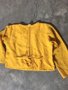Designer Yellow Kurta Set with gharara
