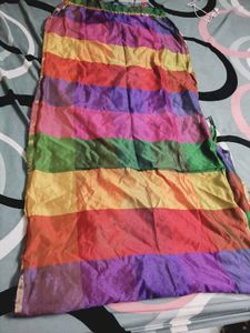 Vibrant Striped Ethnic Duppata