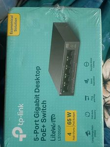 tp-link5-Port Gigabit Desktop PoE+ SwitchLiteWaveL