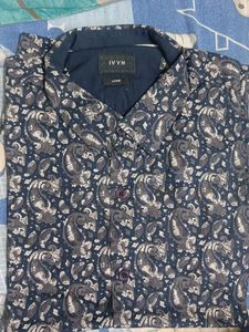 IVYN Men's Paisley Print Shirt