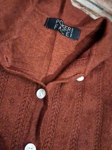 Men's Knit Button-Up Sweater