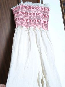 Bohemian Style White Palazzo Set