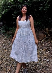 Bohemian Print Midi Dress