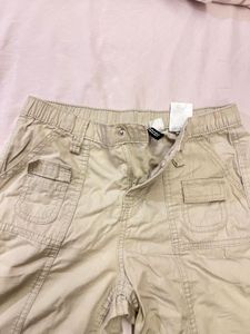 Women's Beige Cargo Pants