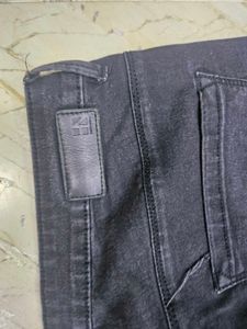 Flared Black Denim Jeans