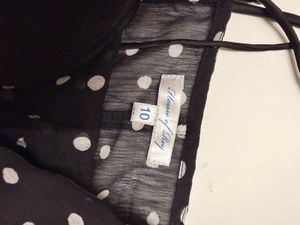 Polka Dot Sheer Blouse