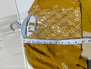 Stunning Mustard Lehenga Choli Set