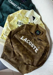 Lacoste Camo Print Polo Sweatshirt