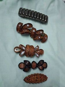 Set of 10 Hair Clips for Women