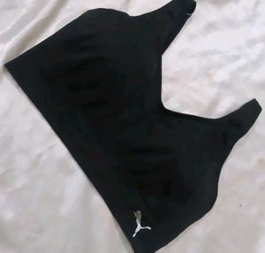 Puma Black Sports Bra