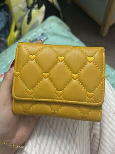 Cute Quilted Heart Wallet