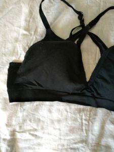 Sleek Black Bralette
