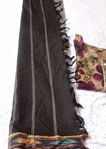 Elegant Floral Kurta Set with Dupatta