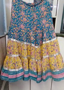 cotton Floral Kurta Set with Palazzo