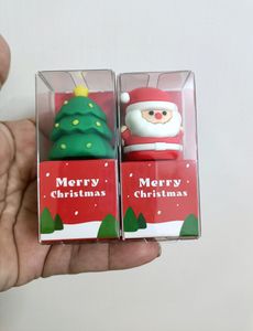 Christmas Tree and Santa Silicon Design Sharpners