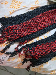 Red &amp; Black Scarf