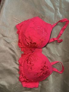 Stunning Pink Lace Bra
