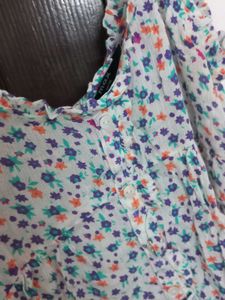 cotton floral top
