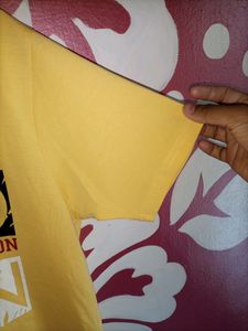 Wear Your Mind Yellow T-shirt For Men