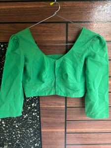 Green Blouse - Stylish Ethnic Top