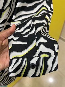 Baggy Style Zebra Print Top Xxl - Xxxl Size