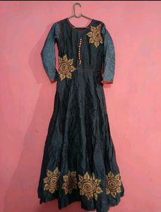 Elegant Grey Kurta with dupatta
