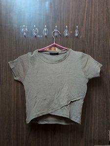 Ribbed crop top