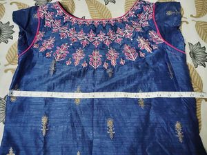 Stylish Blue Printed Kurta for Women