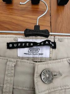 Men's Beige Cargo Pants