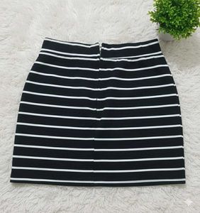 Striped Mini Skirt