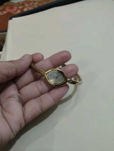 Elegant Gold Bangle Watch