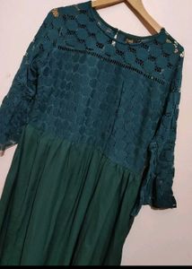 Dark Green Kurti For Girl Or Women 36 Bust