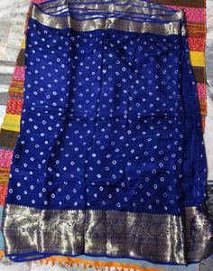 kanjivaram bandhani saree