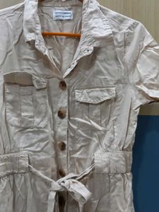 Utility Style Button-Down Dress