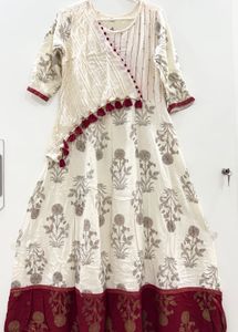 Anarkali Style Kurti with Tassels
