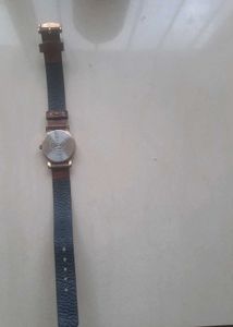 🍒575 2DAY-Sonata Ladies watch Brown Leather Stra