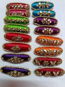 Colorful Saree  Pins -( Set of 2)