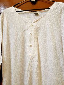 Classic White kurti