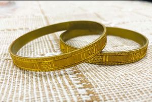 Gold Kada Bangles Artificial