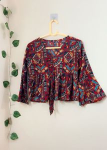 peplum top crop
