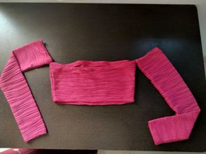 Pink Textured Top
