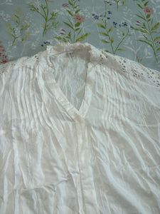 White cut out Shirt