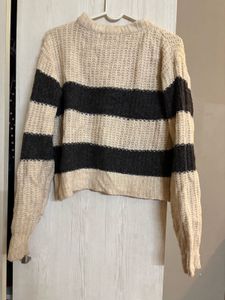 Striped Knit Sweater