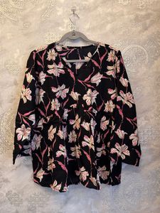 Floral Print Short Kurti