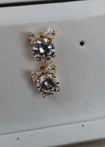 Elegant Pearl and Crystal Stud Earrings