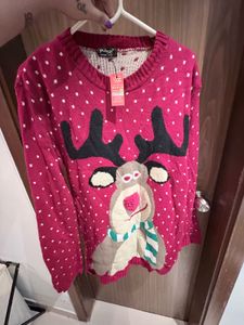 rain deer sweater Christmas vibes