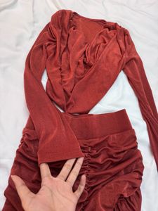 Rust Two-Piece Set