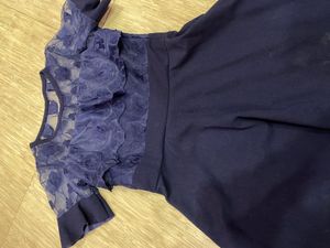 Blue Dress Mid Length