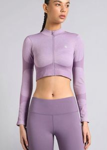 CULT Purple Snug Fit Cropped Zip Jacket (