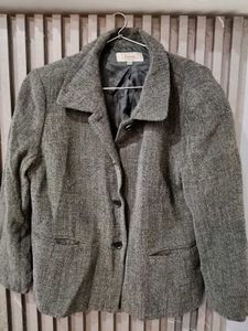 timeless vintage tweed blazer from japan